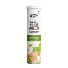 Deals and Offers on - WOW Life Science Apple Cider Vinegar Effervescent Tablet + Probiotics For Weight Management, Gut Health & Digestion - 15 Effervescent Tablets Deals, Discounts & Offers on - WOW Life Science Apple Cider Vinegar Effervescent Tablet + Probiotics For Weight Management, Gut Health & Digestion - 15 Effervescent Tablets