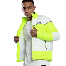 Deals and Offers on Men - The Indian Garage Co Men's Jacket (0521-JKT-16-04_Neon Green Deals, Discounts & Offers on Men - The Indian Garage Co Men's Jacket (0521-JKT-16-04_Neon Green