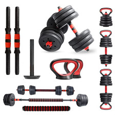 Deals and Offers on - PowerMax Fitness PDKS-20P Adjustable PVC Cement Kettlebell Dumbbells Set with Kettle Handle, Kettlebell Rod, Non-Slip Handle and Adjustable Weight Plates Set Deals, Discounts & Offers on - PowerMax Fitness PDKS-20P Adjustable PVC Cement Kettlebell Dumbbells Set with Kettle Handle, Kettlebell Rod, Non-Slip Handle and Adjustable Weight Plates Set