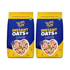 Deals, Discounts & Offers on  - Yogabar Instant Oats 2 Kg | Premium Oats, Ready to Cook, Gluten Free Oats with High Fibre, 100% Whole Grain, Non-GMO, 2Kg