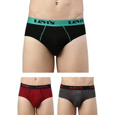 Deals and Offers on Men - Levi's Men's Cotton Style #065 Ultra Regular Fit Printed Brief (Pack of 3) Deals, Discounts & Offers on Men - Levi's Men's Cotton Style #065 Ultra Regular Fit Printed Brief (Pack of 3)