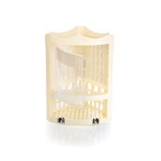 Deals and Offers on - Nayasa Plastic Corner Rack (Light Ivory) Deals, Discounts & Offers on - Nayasa Plastic Corner Rack (Light Ivory)