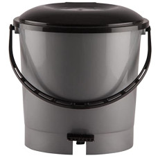 Deals and Offers on - Kuber Industries Multiuses Plastic Pedal Dustbin, Waste Bin, Trash Can With Handle, 7 Litre (Grey) Deals, Discounts & Offers on - Kuber Industries Multiuses Plastic Pedal Dustbin, Waste Bin, Trash Can With Handle, 7 Litre (Grey)