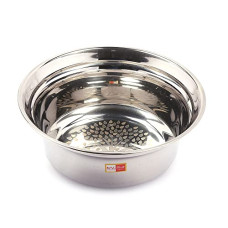 Deals, Discounts & Offers on  - KCL Stainless Steel Dynamo Laser Design Mixing Bowl/Vati/Kotri - 1pc - 700 ML