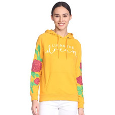 Deals, Discounts & Offers on Women - Bon Organik Women's Cotton Hooded Neck Sweatshirt