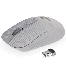 Deals and Offers on - AMKETTE Hush Pro Acura 2.4 Ghz Silent Switch Wireless Mouse with Ergonomic Design, High Precision 3 DPI Settings, Smart Auto Sleep Function and Mouse On/Off Switch (Grey) Deals, Discounts & Offers on - AMKETTE Hush Pro Acura 2.4 Ghz Silent Switch Wireless Mouse with Ergonomic Design, High Precision 3 DPI Settings, Smart Auto Sleep Function and Mouse On/Off Switch (Grey)
