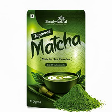 Deals, Discounts & Offers on  - [sample] Simply Herbal Japanese Matcha Green Tea Powder - 55Gm