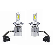 Deals and Offers on - A2D H4 C6 35W 6000K 12V LED HID Car Headlight Bulb Conversion Kit with Cooling Fan Car Head lamp WHITE Set Of 2 For Ford Endeavour Type 1 Deals, Discounts & Offers on - A2D H4 C6 35W 6000K 12V LED HID Car Headlight Bulb Conversion Kit with Cooling Fan Car Head lamp WHITE Set Of 2 For Ford Endeavour Type 1