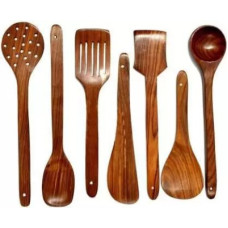 Deals and Offers on - Decorasia Wooden Spatula (Pack of 7) Disposable Wooden Serving Spoon Set(Pack of 7) Deals, Discounts & Offers on - Decorasia Wooden Spatula (Pack of 7) Disposable Wooden Serving Spoon Set(Pack of 7)