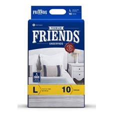 Deals and Offers on - Friends Premium Underpads, Large 60 X 90 cm, Super Absorbent Polymer & Soft Surface, 10s Pack Deals, Discounts & Offers on - Friends Premium Underpads, Large 60 X 90 cm, Super Absorbent Polymer & Soft Surface, 10s Pack