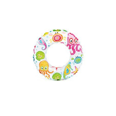 Deals and Offers on - Intex - 59230NP Lively Print Swim Rings - Aquarium(Multicolour) Deals, Discounts & Offers on - Intex - 59230NP Lively Print Swim Rings - Aquarium(Multicolour)