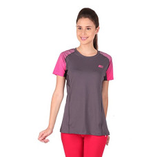 Deals, Discounts & Offers on Men - Vector X Grey Purple T Shirt VTDF-006-B Size