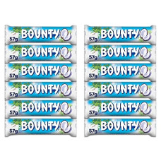 Deals, Discounts & Offers on  - Bounty Coconut Milk Chocolate, 12 x 57 g