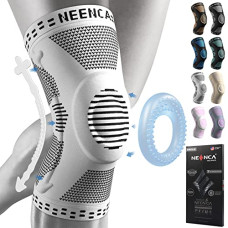 Deals, Discounts & Offers on  - NEENCA Professional Knee Brace, Compression Knee Sleeve with Patella Gel Pad & Side Stabilizers, Knee Support Bandage for Pain Relief, Medical Knee Pad