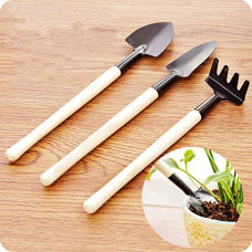 Deals, Discounts & Offers on Gardening Tools - Awacs Kid's Garden Tools Set of 3 Pieces (Trowel, Shovel, Rake)