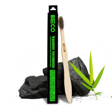 Deals and Offers on - Beco Compostable Bamboo Toothbrush with Ultra-Soft Charcoal activated Bristles, 100% Natural & Eco-Friendly (Pack of 1) Deals, Discounts & Offers on - Beco Compostable Bamboo Toothbrush with Ultra-Soft Charcoal activated Bristles, 100% Natural & Eco-Friendly (Pack of 1)