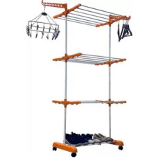 Deals and Offers on - TNC by TNC Steel Floor Cloth Dryer Stand T-CDS-3TIER-01SS-0120(3 Tier) Deals, Discounts & Offers on - TNC by TNC Steel Floor Cloth Dryer Stand T-CDS-3TIER-01SS-0120(3 Tier)