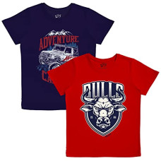 Deals, Discounts & Offers on  - [Sizes 2 Years-3 Years, 3 Years-4 Years, 5 Years-6 Years, 7 Years-8 Years, 9 Years-10 Years, 11 Years-12 Years, 13 Years-14 Years, 15 Years-16 Years] X2O Cotton Printed T Shirts