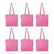 Deals and Offers on - Vantagekart Pink Cotton Plain Tote Shopping Bags with Extra Strong 13 Deals, Discounts & Offers on - Vantagekart Pink Cotton Plain Tote Shopping Bags with Extra Strong 13