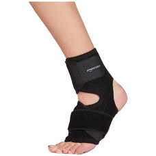 Deals and Offers on - Amazon Basics Premium Ankle Support, Neoprene Material, Black, Free-size Deals, Discounts & Offers on - Amazon Basics Premium Ankle Support, Neoprene Material, Black, Free-size