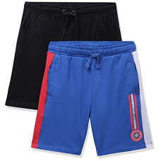 Deals and Offers on - Kidsville Boys Cotton Shorts (Pack of 2) (8905030363823_Multicolor7_13 Years-14 Years) Deals, Discounts & Offers on - Kidsville Boys Cotton Shorts (Pack of 2) (8905030363823_Multicolor7_13 Years-14 Years)