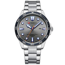 Deals and Offers on Men - CURREN Luxury Casual Stainless Steel Watches Japan Movement Waterproof Business Quartz Wristwatches,Silver Blue Color Deals, Discounts & Offers on Men - CURREN Luxury Casual Stainless Steel Watches Japan Movement Waterproof Business Quartz Wristwatches,Silver Blue Color