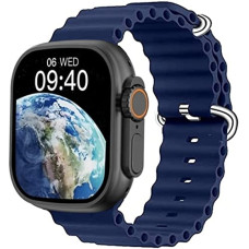 Deals, Discounts & Offers on Electronics - Demaco Ultra Seris 8 Smart Watch Men Two Watch NFC Door Unlock Smartwatch Bluetooth Call Wireless Charge Fitness Bracelet (Ultra T-800 Blue)