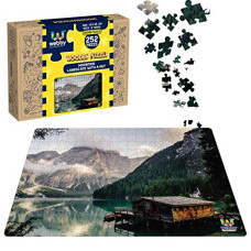Deals and Offers on - Webby Mountain Landscape with A Hut Wooden Jigsaw Puzzle, 252 Pieces, Multicolor Deals, Discounts & Offers on - Webby Mountain Landscape with A Hut Wooden Jigsaw Puzzle, 252 Pieces, Multicolor