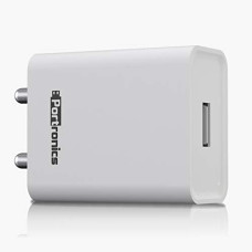 Deals, Discounts & Offers on Mobile Accessories - Portronics Adapto 62 POR-1062 USB Wall Adapter with 2.4A Fast Charging Single USB Port Without Cable