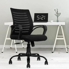 Deals, Discounts & Offers on Furniture - beAAtho Verona Mesh Mid-Back Ergonomic Desk Office Chair with Tilting Mechanism, Comfortable Seat, and Revolving Heavy Duty Metal Base | Ideal