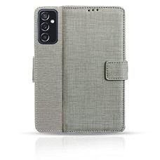 Deals, Discounts & Offers on Electronics - KBV Textured Leather Finish Flip Cover Case for Samsung Galaxy M52 5g | Magnetic Latch Lock | Card Slots | Wallet Pocket | Inbuit Viewing Stand