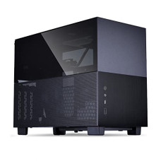Deals, Discounts & Offers on  - Lian Li Q58X3 Mini Computer CaseI Aluminium Gaming CabinetI PC Cabinet I Chassis with PCIe 3.0 Riser Cable I Supports Mini-ITX - Black (G99.Q58X3.in)