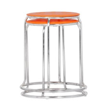Deals and Offers on Furniture - Da URBAN DISC Pack of 2 | Multi Purpose | Stack Stool(Orange) Deals, Discounts & Offers on Furniture - Da URBAN DISC Pack of 2 | Multi Purpose | Stack Stool(Orange)