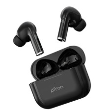 Deals, Discounts & Offers on Headphones - PTron Newly Launched Bassbuds Neo in-Ear TWS Earbuds, HD Mic & TruTalk ENC Calls, Game/Music Modes, 35Hrs Playtime, Bluetooth 5.3 Headphones, Type-C Fast Charging & IPX5 Water Resistant (Black)
