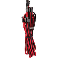 Deals and Offers on - Corsair Premium Individually Sleeved PCIe (Dual Connector) Cables Type 4 Gen 4 Red/Black (CP-8920254) Deals, Discounts & Offers on - Corsair Premium Individually Sleeved PCIe (Dual Connector) Cables Type 4 Gen 4 Red/Black (CP-8920254)