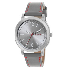 Deals, Discounts & Offers on Men - FCUK Analog Grey Dial Men's Watch-FK00010D