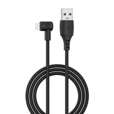 Deals and Offers on - Portronics Konnect HD 8 Pin Cable with 3A Fast Charging, Nylon Braided, Fast Data Sync, Tangle Resistance, 1.2 Meter Compatible with iOS Devices(Black) Deals, Discounts & Offers on - Portronics Konnect HD 8 Pin Cable with 3A Fast Charging, Nylon Braided, Fast Data Sync, Tangle Resistance, 1.2 Meter Compatible with iOS Devices(Black)