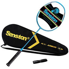 Deals and Offers on - Senston N80 Single Badminton Racquet,Carbon Fiber Badminton Racket,Including Badminton Bag Baminton Grip, Blue Deals, Discounts & Offers on - Senston N80 Single Badminton Racquet,Carbon Fiber Badminton Racket,Including Badminton Bag Baminton Grip, Blue