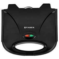 Deals and Offers on - Faber 750W Sandwich Grill Toaster | Grill, Toast & Heat | 2 Slice Slots, Power & Ready Lights, Auto Shut-Off, Cord Storage, Antiskid Feet | Non-Stick Coated Plates Deals, Discounts & Offers on - Faber 750W Sandwich Grill Toaster | Grill, Toast & Heat | 2 Slice Slots, Power & Ready Lights, Auto Shut-Off, Cord Storage, Antiskid Feet | Non-Stick Coated Plates