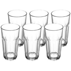 Deals, Discounts & Offers on  - Amazon Brand - Solimo High Ball Glasses, Set of 6 (325ml each, Transparent)