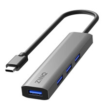 Deals, Discounts & Offers on  - Zinq Technologies Zinq 4 USB 3.1 High Speed Ports Hub with Type C Input, All Ports USB 3.1 Adapter with Slim Aluminium Body