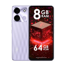 Deals, Discounts & Offers on Electronics - itel A60s (4GB RAM + 64GB ROM, Up to 8GB RAM with Memory Fusion | 8MP AI Rear Camera | 5000mAh Battery with 10W Charging | Faceunlock & Fingerprint - Moonlit Violet
