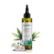 Deals, Discounts & Offers on Beauty Care - Hampa Hemp Bhringraj Hair Oil | with Pure Hemp, Bhringraj & Cedar Wood Oil | Contains Omega 3&6, Vitamin E | Prevents hairfall and dandruff | 100 ml