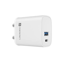 Deals, Discounts & Offers on Mobile Accessories - Portronics Adapto 30 30W Fast Wall Charger, Type C Power Delivery & Mach USB Charger Fast Charging Compatible with iPhone, iPad, Samsung Galaxy, Note, Redmi, Mi, Oppo,Smartphones and More.(White)
