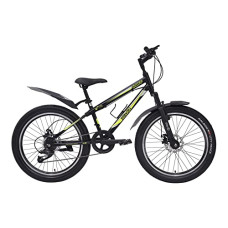 Deals, Discounts & Offers on  - playR #BFF 24 Inch - Fat Tyre - 7 Speed - Front Wheel Shock Abs - Front and Rear Disc Brake - Jet Black