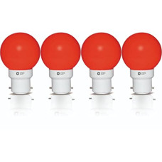 Deals, Discounts & Offers on  - Orient Electric Polycarbonate Deco Shine Led Bulb 0.5W, (Red - Pack Of 4)