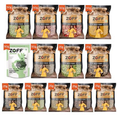 Deals, Discounts & Offers on  - Zoff Whole Spices Pack of 13 | 25 gm Green Cardamom, Ajwain, Black pepper, Cloves, Big Cardamom, Bay Leaves, Kasoori Methi | 50 g Methi dana, Saunf , Jeera whole, Red Mustard, Red Chilli Whole, Cassia 100% Natural | Net Weight 475gm