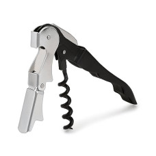 Deals and Offers on - Dynore Stainless Steel Wine Cork Screw Sommelier Knife Style W/Bottle Opener, Black, Medium (DS_1229) Deals, Discounts & Offers on - Dynore Stainless Steel Wine Cork Screw Sommelier Knife Style W/Bottle Opener, Black, Medium (DS_1229)