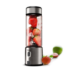 Deals and Offers on - AGARO Galaxy Portable Blender, For Smoothie And Juices, Portable Hand Blender For Kitchen, USB Rechargeable Fruit Juicer Machine, 6 Sharp SS Blade, 450ml BPA Free Food Grade Jar Deals, Discounts & Offers on - AGARO Galaxy Portable Blender, For Smoothie And Juices, Portable Hand Blender For Kitchen, USB Rechargeable Fruit Juicer Machine, 6 Sharp SS Blade, 450ml BPA Free Food Grade Jar