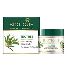Deals, Discounts & Offers on  - Biotique Tea Tree Skin Clearing Night Mask